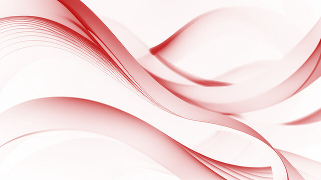 A dynamic, abstract red wave background with a smooth, fluid texture