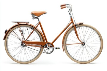 Vintage bicycle with a classic design showcases craftsmanship and style