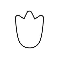 Flower icon. Flower vector. Flower line.