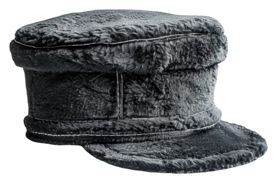 Stylish Black Faux Fur Winter Hat Stylish Winter Headwear Fashion Accessory