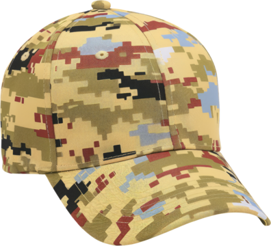 Stylish Camo Baseball Cap Digital Pixelated Pattern Headwear for Men Women