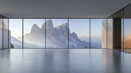 Mountain retreat gym offers an indoor fitness experience with sleek design