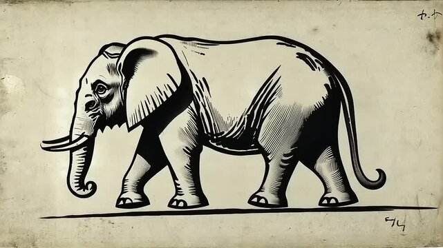 vector illustration of a zebra