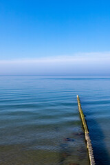 Fototapeta premium Breakwater on the Baltic Sea in Zelenogradsk