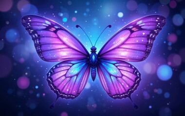  Vibrant Rainbow Butterfly Wallpaper for Decorative and Artistic Backgrounds in Bright Colorful Design