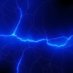 lightning in the night