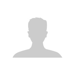 Vector flat illustration. Human icon. Avatar, user profile, human icon, profile picture. Suitable for social media profiles, icons, splash screens and as a template. Business concept.