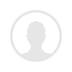 Vector flat illustration. Human icon. Avatar, user profile, human icon, profile picture. Suitable for social media profiles, icons, splash screens and as a template. Business concept.