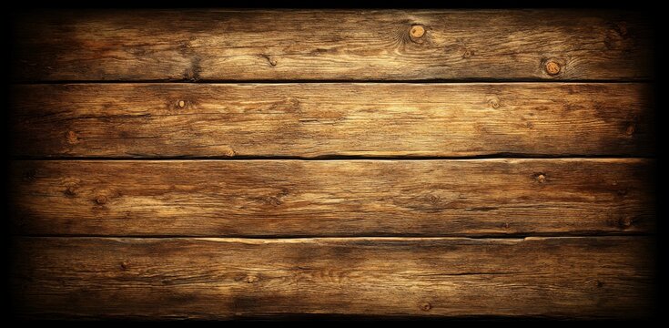 A detailed HD wallpaper with a soft-focus wild west backdrop, featuring wooden textures in brown tones, and absent of people