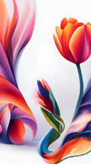 abstract floral background