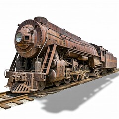 Obraz premium old steam locomotive