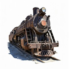 Obraz premium old steam locomotive