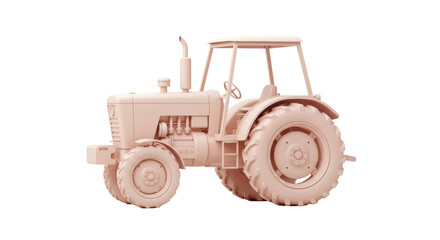 Isolated Tractor Illustration