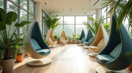 Fototapeta premium Luxurious and Modern Home Interior Design Featuring Stylish Furniture, Elegant Decor, and Spacious Living Areas with a Focus on Comfort and Sophistication