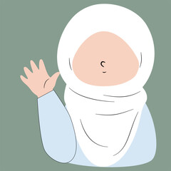 muslim woman faceless