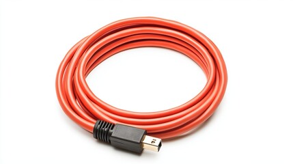 Jumper Cable Isolated on White Background
