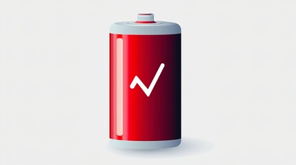 Obraz premium Battery Charge Indicator Icon – Vector Illustration 