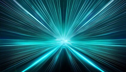abstract background bright neon rays and glowing lines teal creative wallpaper