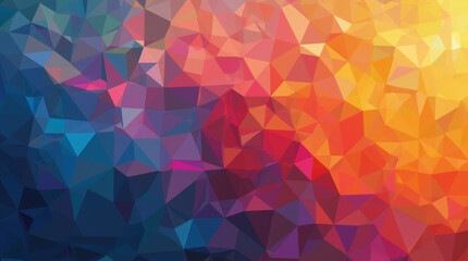 Obraz premium Abstract Geometric Design with Vibrant Colors and Dynamic Shapes 