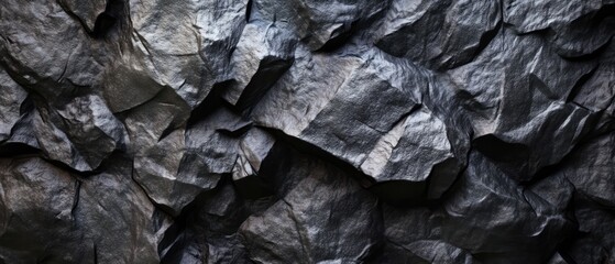 Textured Dark Stone Surface with Natural Patterns
