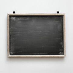 Obraz premium Elegant blank white blackboard displaying soft gradient shadow, inspiring minimalist creativity and modern design innovation