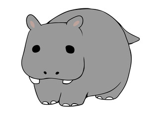 まるっこい カバ