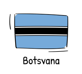 Botsvana Bayrağı - Botswana Flag