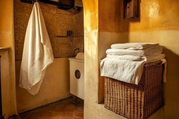 A Warm and Inviting Interior Bathroom