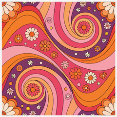 Floral abstract background