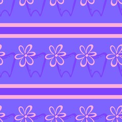 Medicine seamless teeth pattern for wrapping paper and fabrics and linens