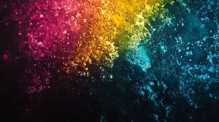 Fototapeta premium Abstract Colorful Powder Explosion Vibrant Hues Dynamic Texture Artistic Background Design Element Modern Style Creative Image Digital Painting Unique