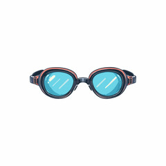 Swimming Goggles Illustration. Vector image