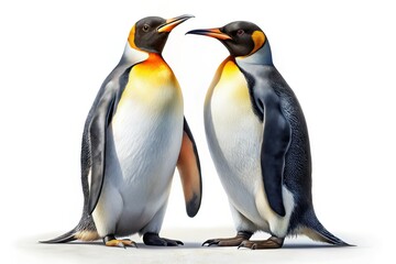 Fototapeta premium Antarctic Penguins Graphic Design - AI Food Photography