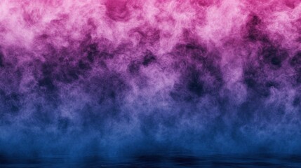 Fototapeta premium Abstract Smoke Clouds, Purple and Blue Gradient