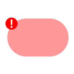 Red Notification pop up box