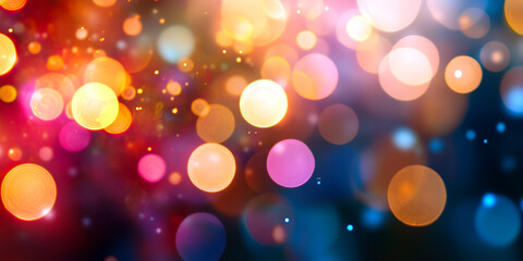 Obraz premium Product Development Metrics Infographic with Digital Bokeh Effect