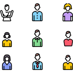 business people icons