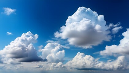 different white and blue clouds isolated on transparent background ideal for photo editing and collages
