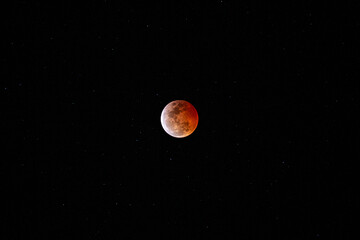 Blood Moon over Oahu