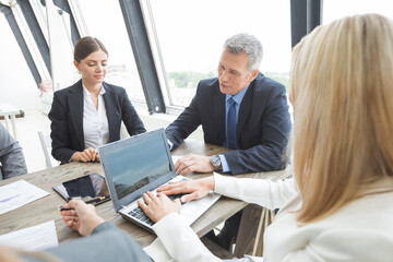 Business people meeting in office