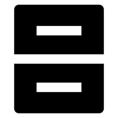 drawer solid icon	
