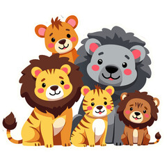 Furry Friends Forever: Adorable Animal Set, Fluffy Companions: Adorable Pet Collection
Whiskers & Paws: Cute Pets Illustration
Playful Pals: Happy and Lovable Pets