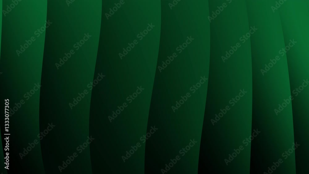 Poster a smooth, abstract green background with subtle wave patterns, creating a calming and natural aesthe