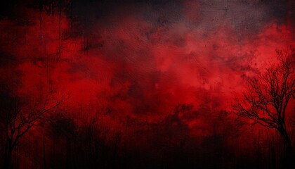 dark grunge background with eerie red tones and subtle shadowy elements