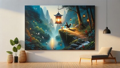 Magische Waldlandschaft – Traumhafte Naturkunst