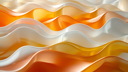 Gentle motion effect of blended orange, yellow, and white waves-2