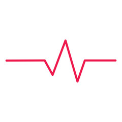 Heartbeat Line Art Illustration