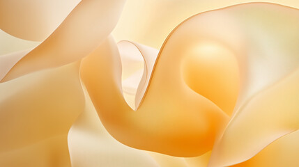Minimalist abstract flow of warm yellow and orange tones-1