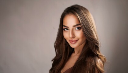 Naklejka premium beautiful young Armenian woman, AI generated