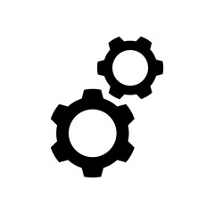 Gears icon. Vector gear. Settings icon. Cog icon. Cogwheel icon.
